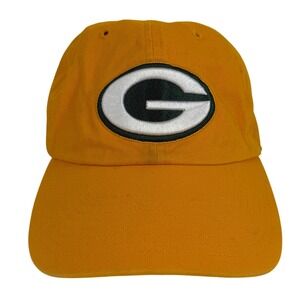 Green Bay Packers OTS NFL Adjustable Strapback Hat Yellow Cotton Dad Cap OSFA